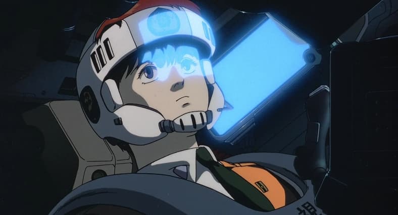 Noa Izumi (Miina Tominaga) takes her Ingram Labor out for an operations test in Patlabor: The Movie (1989), I.G. Tatsunoko