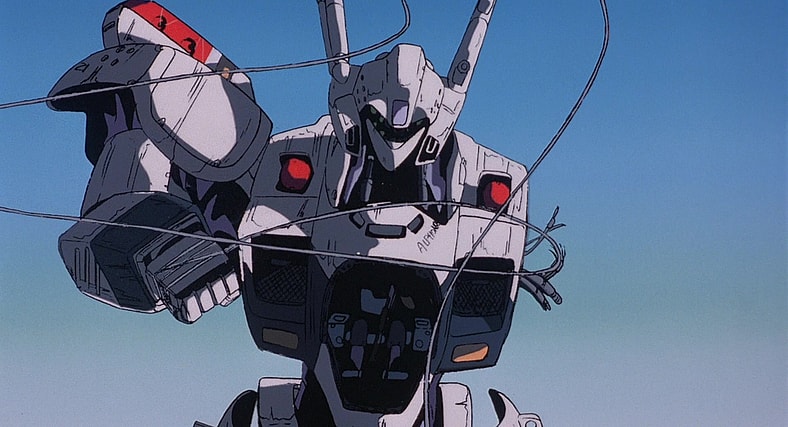 The AV-X0 refuses to go down in Patlabor: The Movie (1989), I.G. Tatsunoko