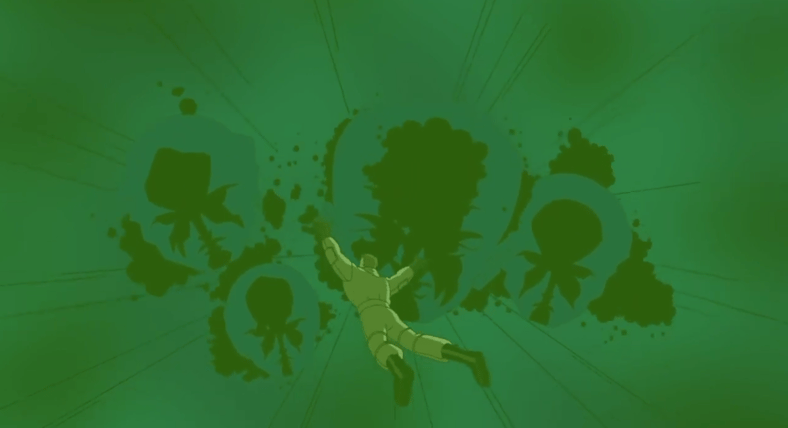 Hal Jordan (David Boreanaz) is chosen by the Guardians in Justice League: The New Frontier (2008), Warner Bros. Animation