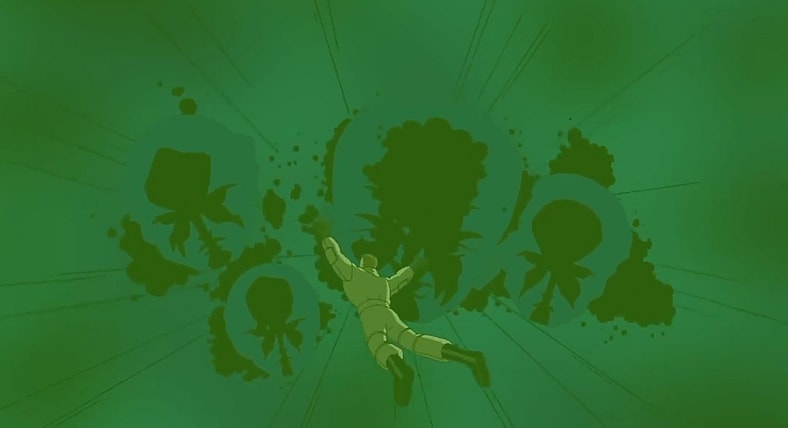 Hal Jordan (David Boreanaz) is chosen by the Guardians in Justice League: The New Frontier (2008), Warner Bros. Animation