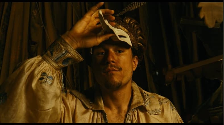 The mask is off Heath Ledger's last performance in The Imaginarium of Doctor Parnassus (2009), Sony Pictures Classics