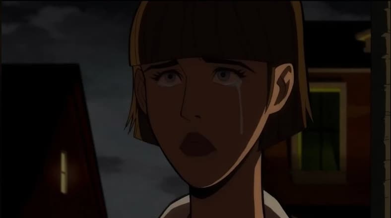 Gilda Gold (Julie Nathanson) needs Harvey (Josh Duhamel) to stay in Batman: The Long Halloween - Part One (2021), Warner Bros. Animation