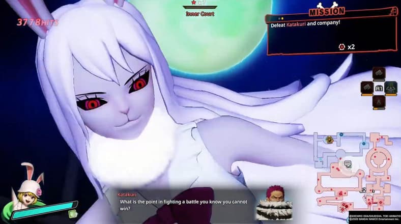Carrot (Kanae Ito) unleashes her Sulong form in One Piece: Pirate Warriors 4 (2020), Bandai Namco