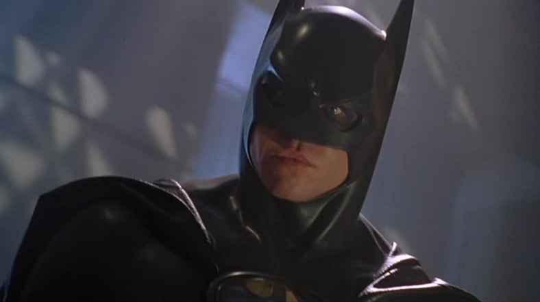 Val Kilmer as the Caped Crusader in Batman Forever (1995), Warner Bros. Pictures