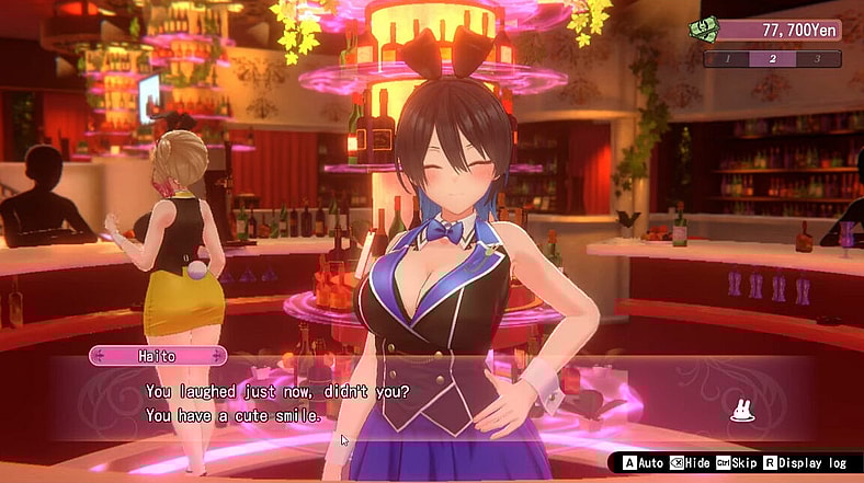 Miuka (Masumi Tazawa) asks the player what he'd like to do next in Bunny Garden (2024), qureate