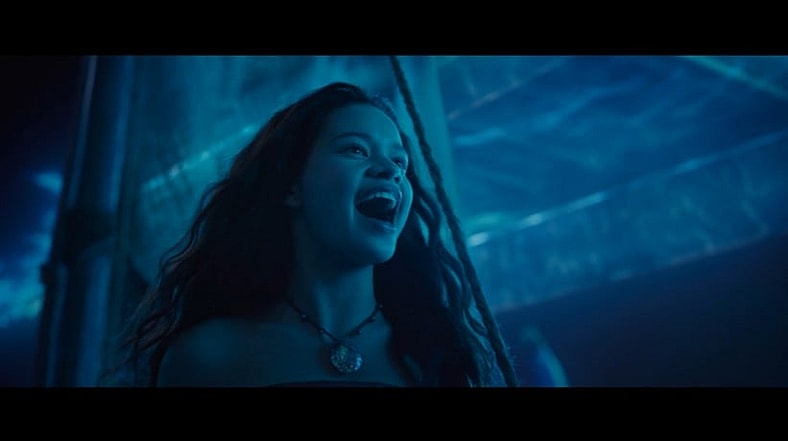 Moana (Catherine Laga'aia) singing "I am Moana," in Disney's Live-Action Moana, 2026, The Walt Disney Company