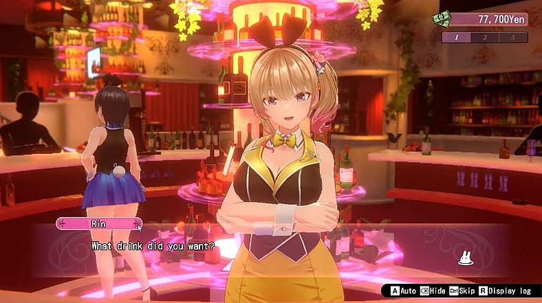 Rin (Eri Suzuki) greets the player in Bunny Garden (2024), qureate