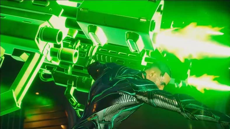 Green Lantern creates giant cannons in Suicide Squad: Kill the Justice League (2023), Rocksteady