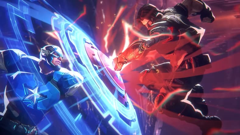 Captain America and the Winter Soldier clash in Marvel Rivals (2024), NetEase Games
