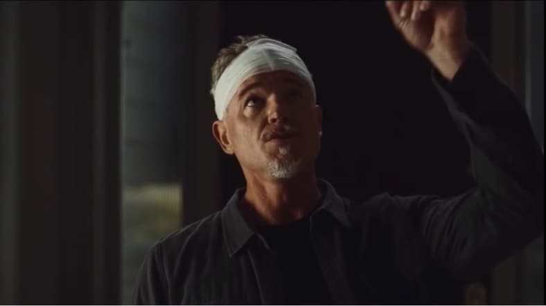 Cal Jacobs (Eric Dane) comes clean about his secrets in front of his family in Euphoria Season 2, 2022, hbo