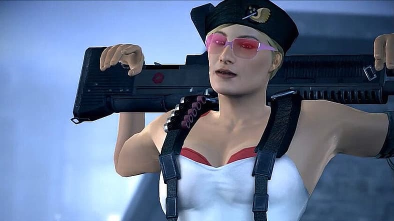 SIE introduces herself to Michael in Alpha Protocol (2010), Obsidian Entertainment