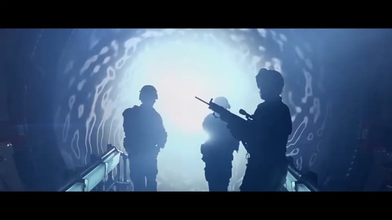 The US Military enters a Stargate for the first time in Stargate (1994), MGM