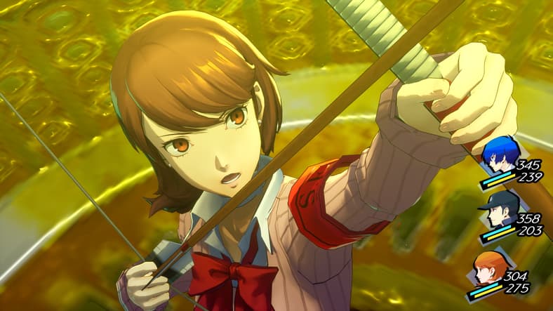 Yukari Takeba (Megumi Toyoguchi) takes aim in Persona 3 Reload (2024), Atlus USA
