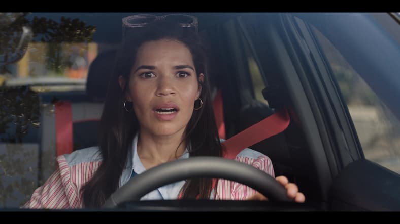 Gloria realizes her fears caused Mattel's troubles in Barbie (2023), Warner Bros. Pictures