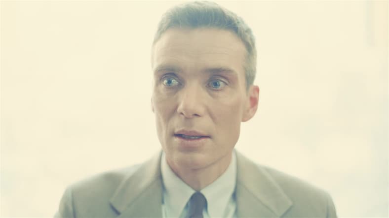 Dr. Oppenheimer realizes the gravity of his discovery in Oppenheimer (2023), Warner Bros.
