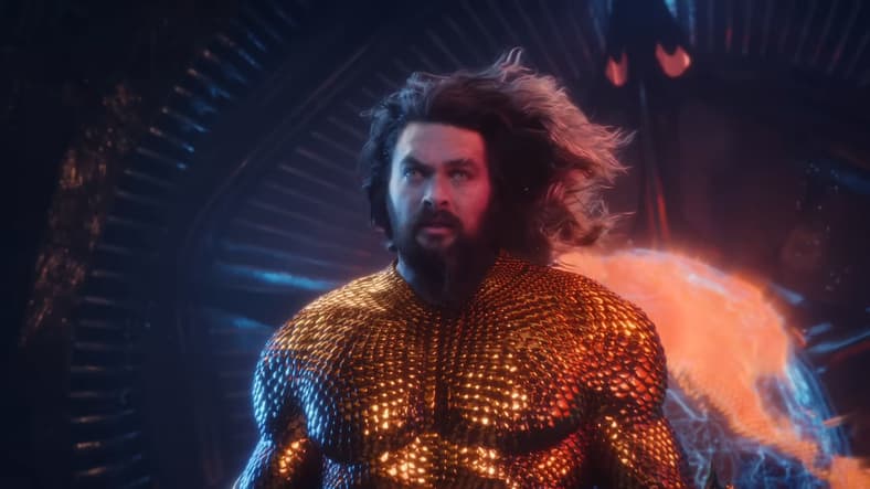 Jason Momoa as Aquaman in Aquaman and the Lost Kingdom (2023), Warner Bros. Pictures