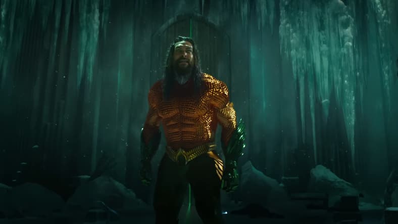 Jason Momoa as Aquaman in Aquaman and the Lost Kingdom (2023), Warner Bros. Pictures