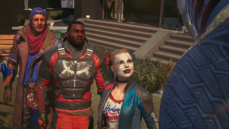 Team declines King Shark's high-fives in Suicide Squad: Kill the Justice League (2024), Rocksteady