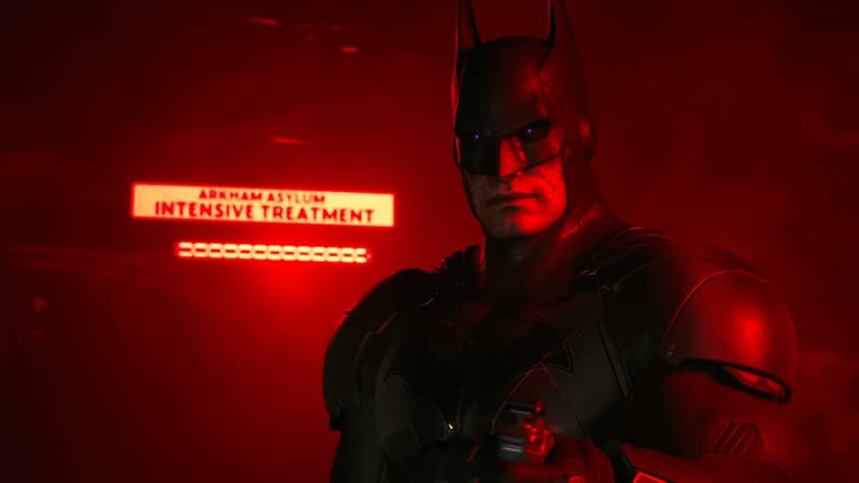 Batman (Kevin Conroy) surprises Suicide Squad: Kill the Justice League (2024), Rocksteady Studios