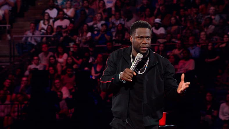 Comedian Kevin Hart in Don’t F**k This Up (2019), Netflix