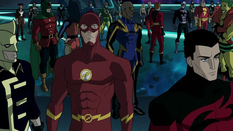 Flash is recruited to stop the impending crisis in Justice League: Crisis on Infinite Earths - Part