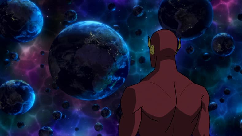Flash discovers the size of the Multiverse in Justice League: Crisis on Infinite Earths - Part One