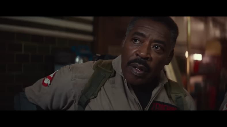 Winston Zeddemore (Ernie Hudson) in action in Ghostbusters: Frozen Empire (2024), Sony Pictures
