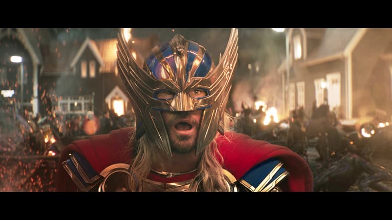 Thor is shocked to discover Mjolnir's new wielder in Thor: Love and Thunder (2022), Marvel
