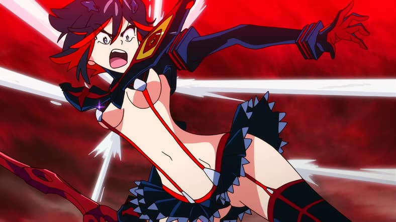 Senketsu unravels in Kill la Kill Episode 12 (2013), Studio Trigger