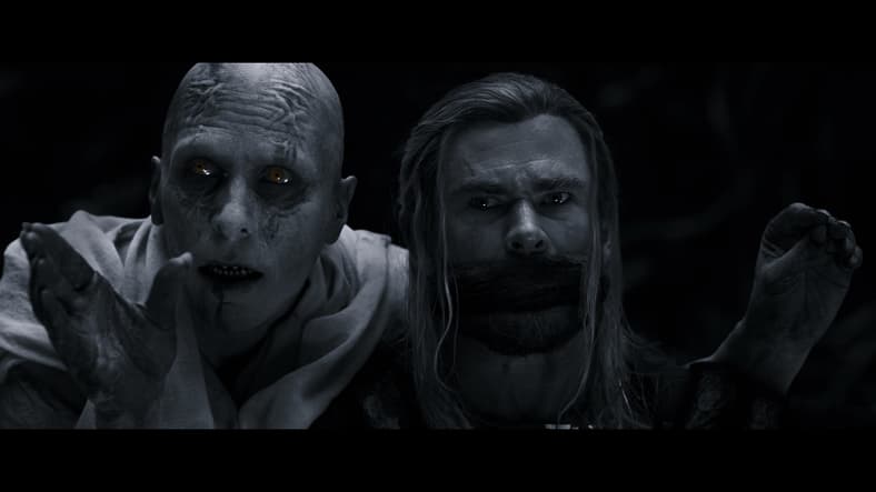 Gorr has Thor in his clutches in Thor: Love and Thunder (2022), Marvel Entertainment