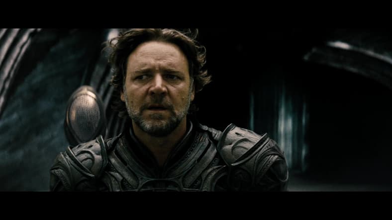 Jor-El (Russell Crowe) realizes Krypton's time is at an end in Man of Steel (2013), Warner Bros.