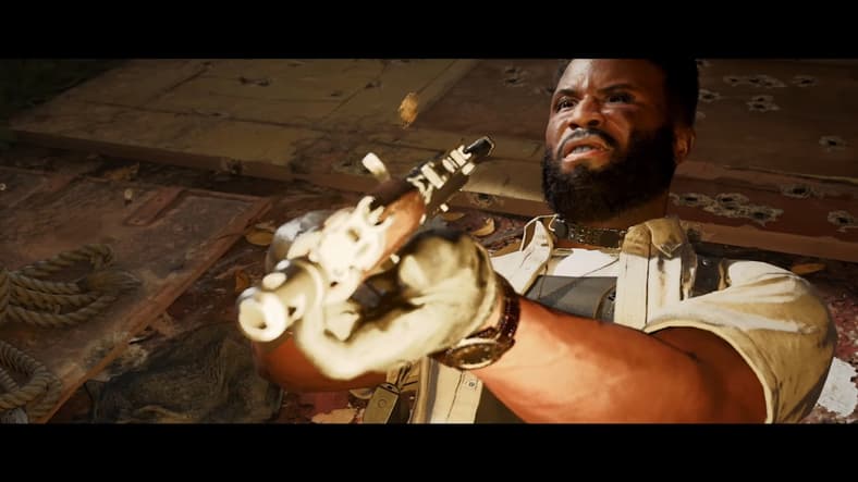 American operative attempts to escape an ambush in Call of Duty: Black Ops 6 (2024), Activision