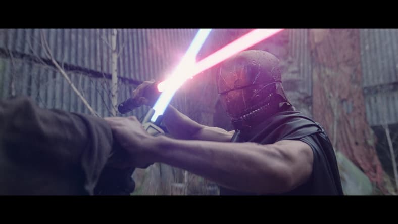 Qimir clashes with Master Sol in The Acolyte Season 1 Episode 8 "The Acolyte" (2024), Disney