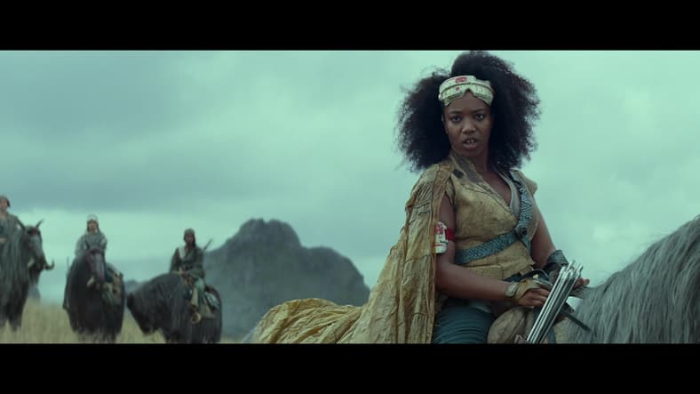 Jannah makes her first appearance in Star Wars Episode IX: The Rise of Skywalker (2019)