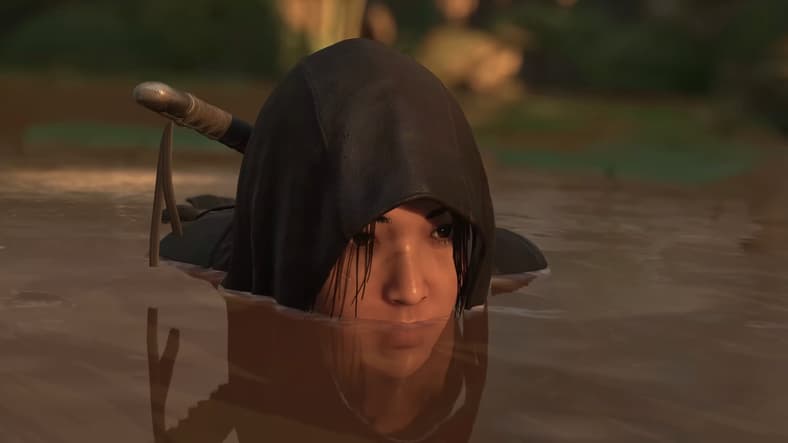 Naoe (Masumi Tsunoda) prepares to strike in Assassin's Creed Shadows (2024), Ubisoft