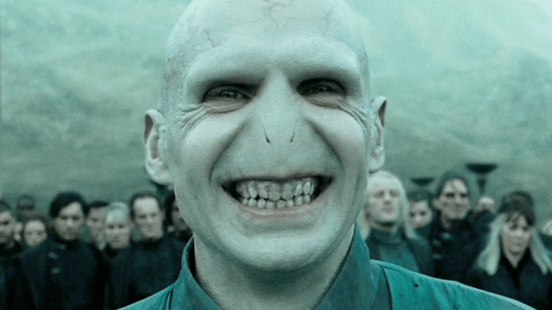 Lord Voldemort taunts Harry Potter in Harry Potter and the Deathly Hallows - Part 2 (2010), Warner