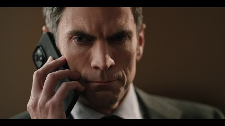 Jamie (Wes Bentley) learns of his father's death in Yellowstone Season 5 Episode 9 (2024), Paramount