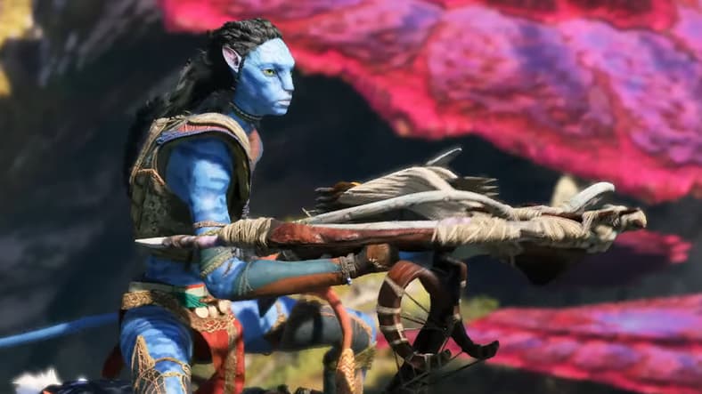 Player leads Na'vi into dogfight in Avatar: Frontiers of Pandora (2024), Ubisoft