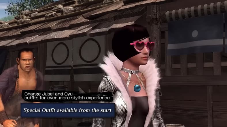 Oyu (Yoko Somi) struts her stuff in her alternate costume in Onimusha 2: Samurai's Destiny Remaster (2025), Capcom