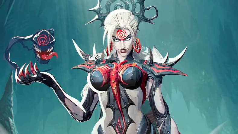 Hela (Nika Futterman) is possessed by Knull (Michael Scott) in Marvel Rivals (2024), NetEase