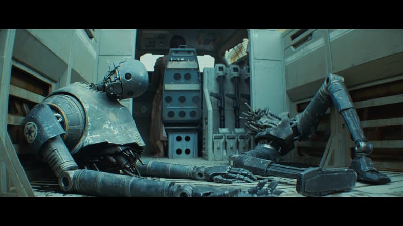 Cassian Andor (Diego Luna) picks up a new friend in Andor Season 2 Episode 8 "Who Are You?" (2025), Lucasfilm