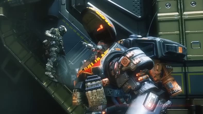 Kane (Mick Wingert) goes on a power trip in Titanfall 2 (2016), Respawn Entertainment