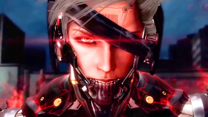 Jack (Kenyu Horiuchi) remembers his true nature in Metal Gear Rising: Revengeance (2013), PlatinumGames