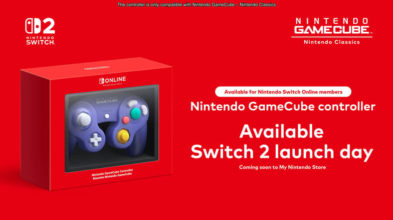 Nintendo confirms the Switch 2 GameCube controllers will only work with the console's 'GameCube Classics' Virtual Console offering