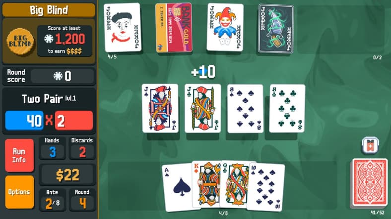 Balatro (2024), LocalThunk, Screenshot via Steam