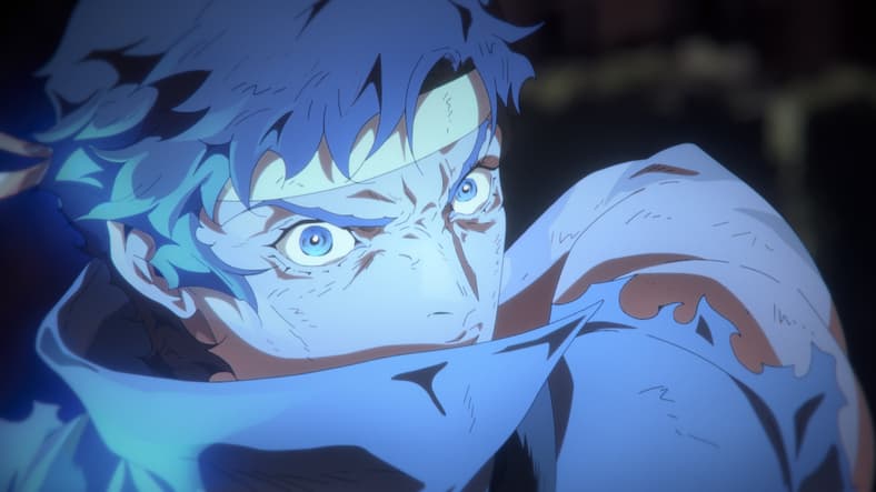 Edward Bluemel as Richter Belmont in Castlevania: Nocturne: Season 2. Cr. Courtesy of Netflix © 2024