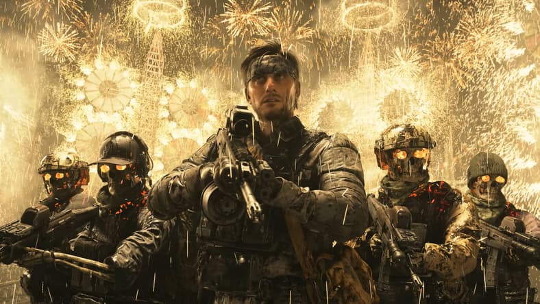Neil (Luca Marinelli) is taken aback by his shifting surroundings in Death Stranding 2: On the Beach (2025), Kojima Productions