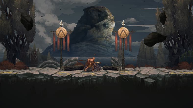 Kratos (Antony Del Rio) moves on from a respite on a foreboding island in God of War Sons of Sparta (2026), Sony Interactive Entertainment