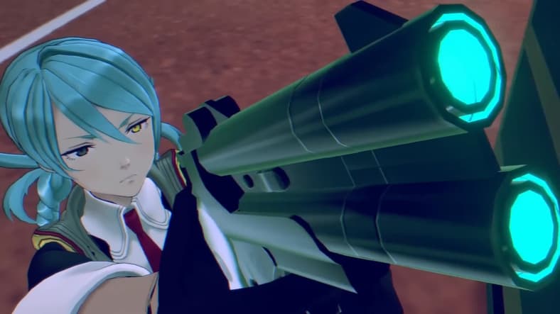 Mizuki Okiura (Tomoyo Kurosawa) demands answers in AI: The Somnium Files (2019), Spike Chunsoft