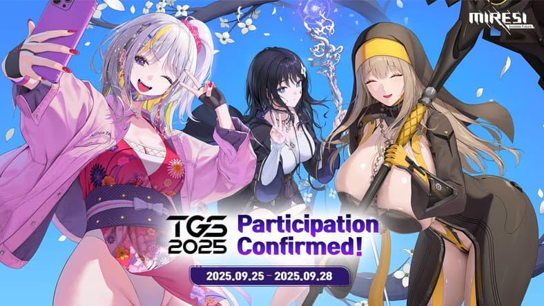 Itsuka (TBA), Ende (TBA), and Tieria (TBA) confirm a Tokyo Game Show 2025 appearance for MIRESI: Invisible Future (2025), Smilegate